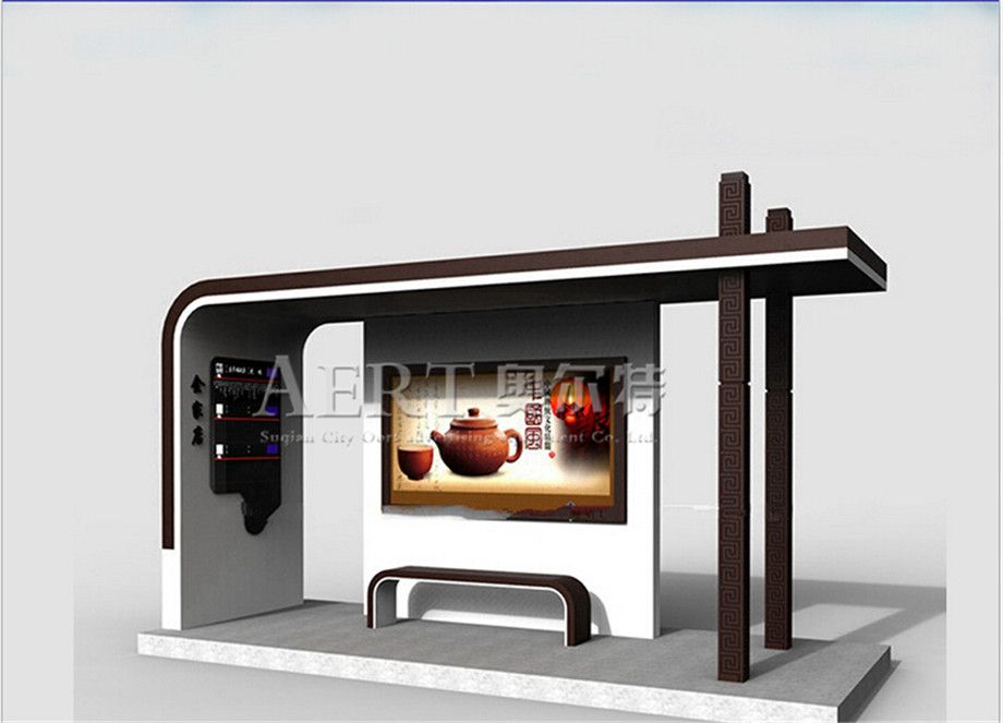 浙江中式公交候(hòu)車亭