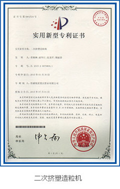 二次擠塑造（zào）粒機