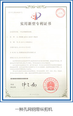 一種（zhǒng）孔網鋼帶縱剪機