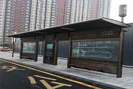 山西臨汾（fén）光電玻璃智能公交站台發貨案（àn）例