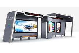 浙江餘杭B款智慧公交候車亭發貨案例