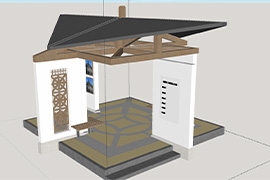 上海（hǎi）社區涼亭發貨案（àn）例