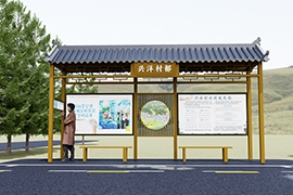 安徽宣城仿古候（hòu）車（chē）亭發貨案例