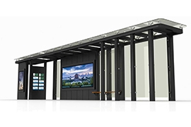 浙江杭州候車亭發貨案例（lì）